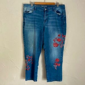 Embroidered jeans